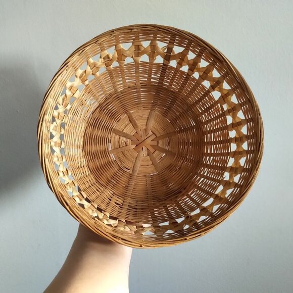 🌷Amazing Vintage Bread Basket Wedding Flower Girl's Basket Boho Seagrass Basket - Picture 2 of 15